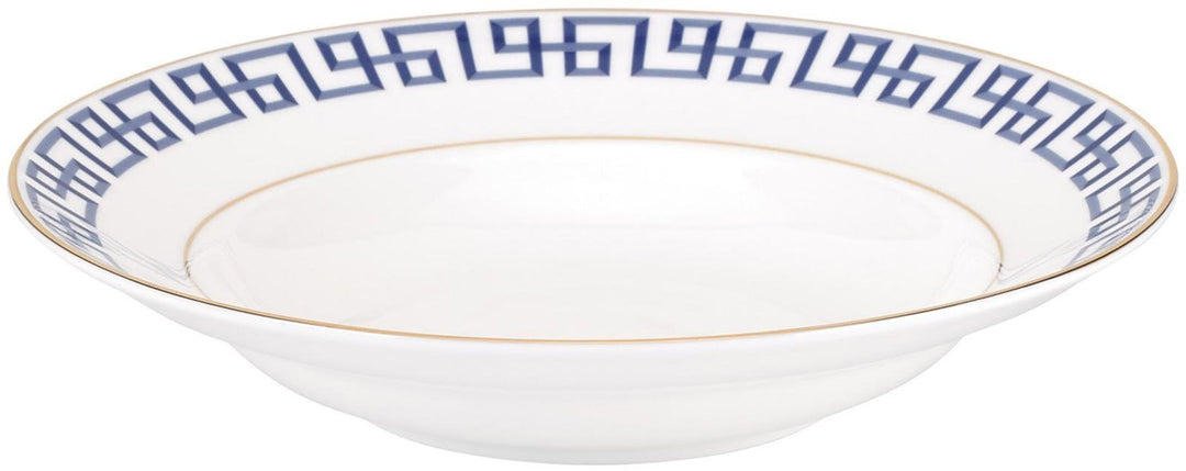 Lenox 841778 Gluckstein Darius Gold Pasta-/Suppenschale aus Keramik, weiss, blau