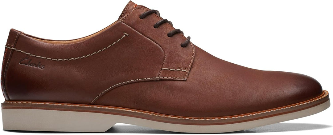 Clarks Herren Atticus Ltlace Oxford, Dark Tan Lea