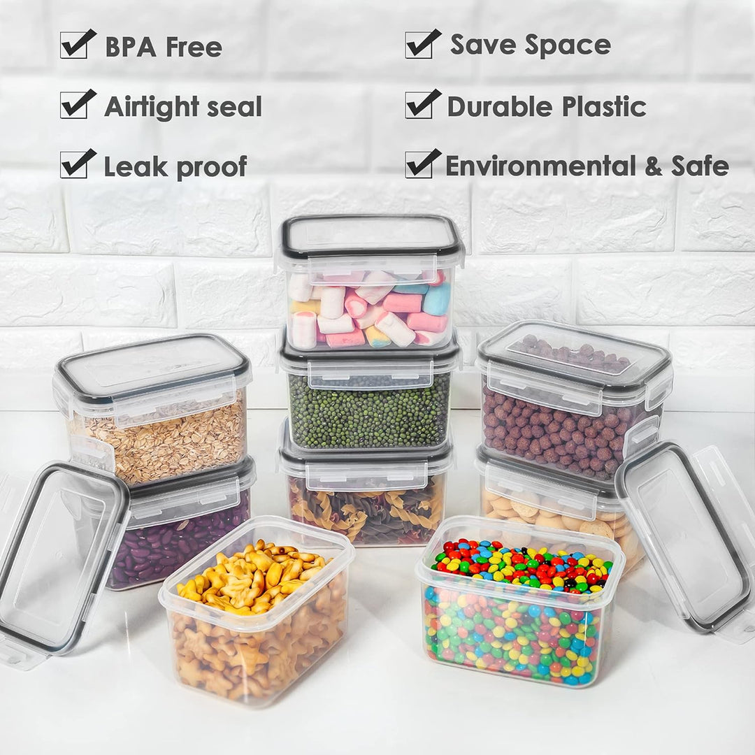 Vtopmart 0.8L Vorratsdosen Set, Müsli Schüttdose & Frischhaltedosen, BPA frei Kunststoff Vorratsdose