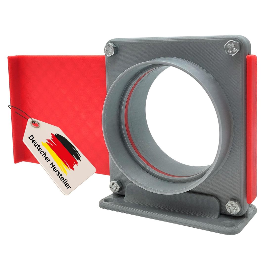 Absperrschieber DN75 für HT-Rohre – robustes Blastgate, DN75