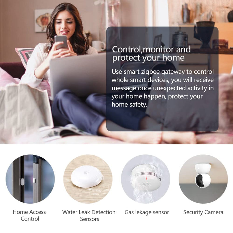 eMylo 3.0 ZigBee Gateway Tuya Smart ZigBee Hub Drahtloses Fernsteuerungs Gateway Smart ZigBee Gatewa