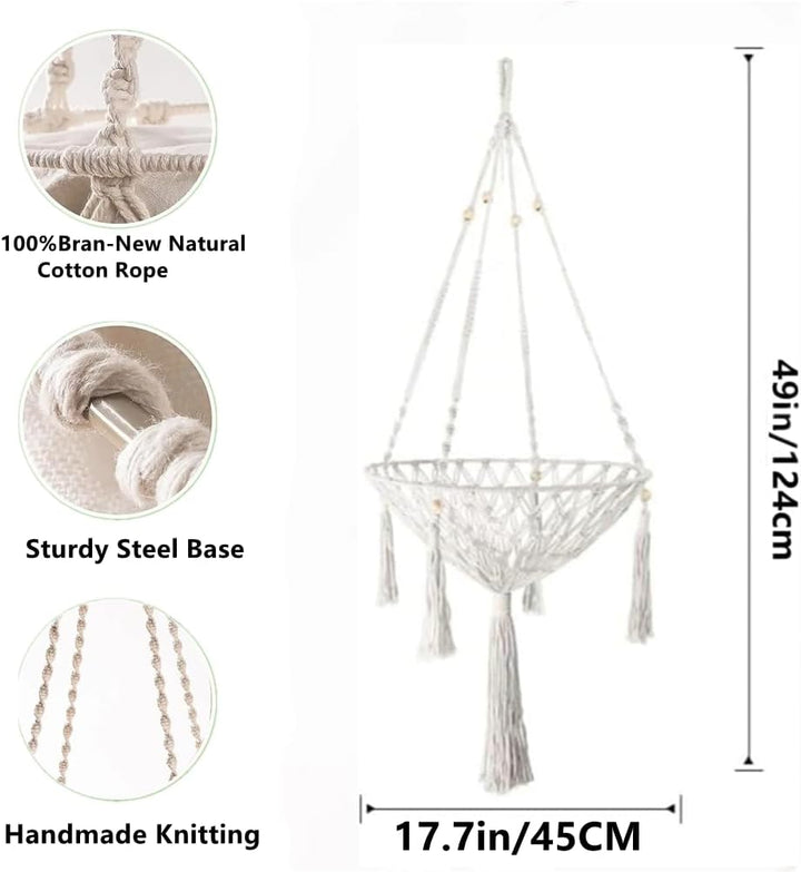 Katze Hängematte,Baumwolle Katzenschaukelbett,Hängen Fenster Hängematte Bett Stricken Hängen Katze N