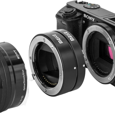 Meike MK-S-AF3A Metall-Autofokus-Makro-Verlängerungsrohr-Adapterring (10 mm + 16 mm) für Sony Mirror