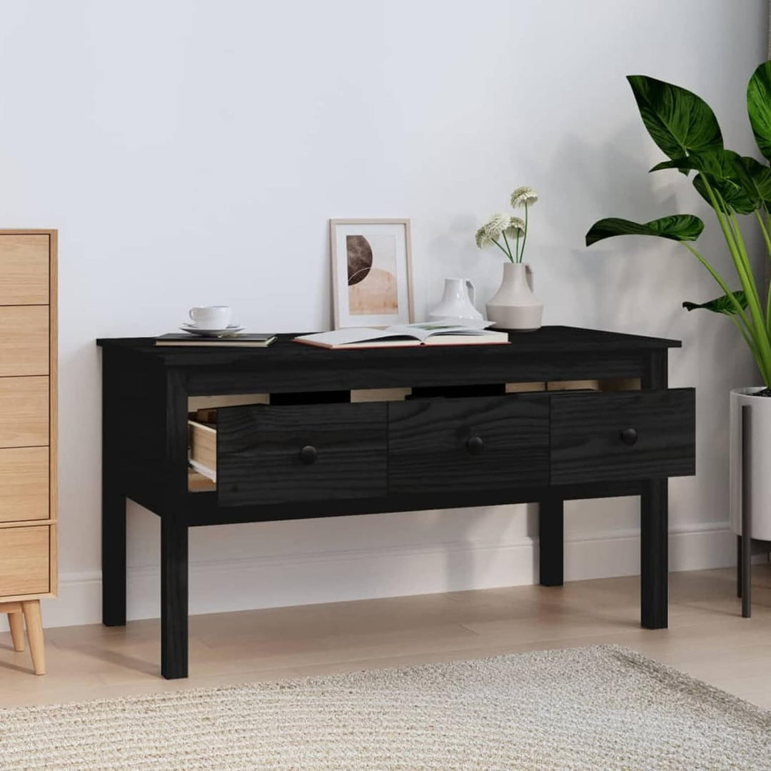 Tidyard Couchtisch mit 3 Schubladen Beistelltisch Wohnzimmertisch Kaffeetisch Sofatisch Teetisch Mas