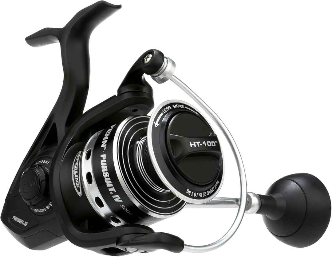 PENN Pursuit IV Salzwasser Spinnrolle – Spinnangeln, Jig, Köderrolle für den Allround-Einsatz, Boot,
