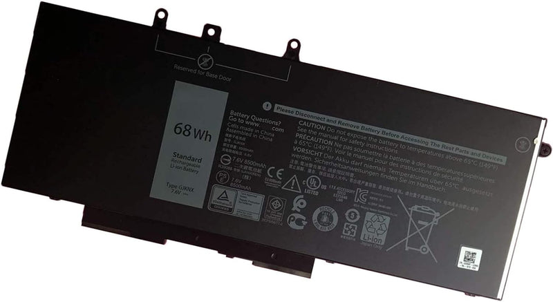 ASKC 68Wh 4-Cell GJKNX Laptop Akku für Dell Latitude 5480 5580 5280 E5480 E5580 E5490 E5491 E5590 E5