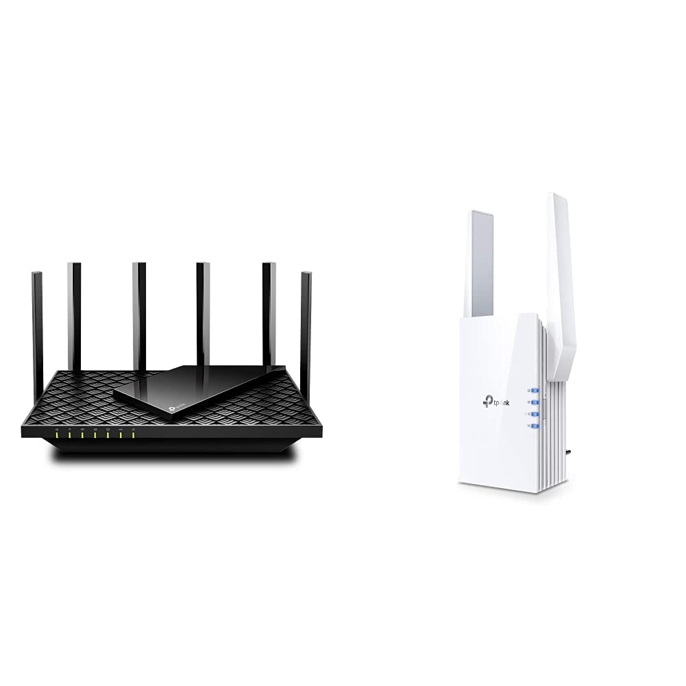 TP-Link Archer AX73 Wi-Fi 6 Gigabit WLAN Router (4804 Mbit/s 5 GHz, 574 Mbit/s 2,4 GHz) schwarz & RE