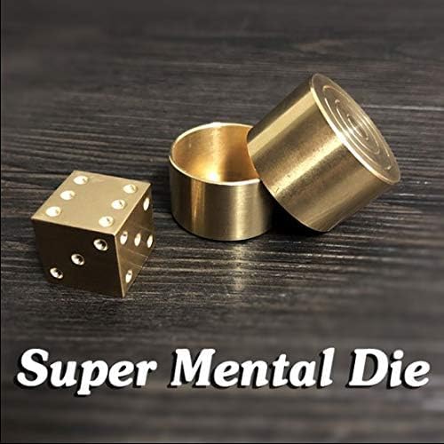 SUMAG Magietricks Super Mental Die (Messing) Magic Tricks Magier Close Up Illusions Gimmick Prop Met