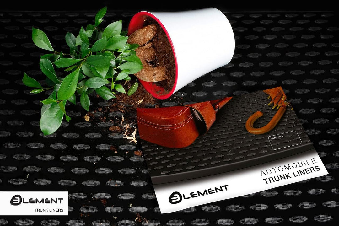 LEMENT Passgenaue Premium Antirutsch Gummi Laderaumwanne Kofferraumwanne für VW Polo V Jahr: 09-20 K