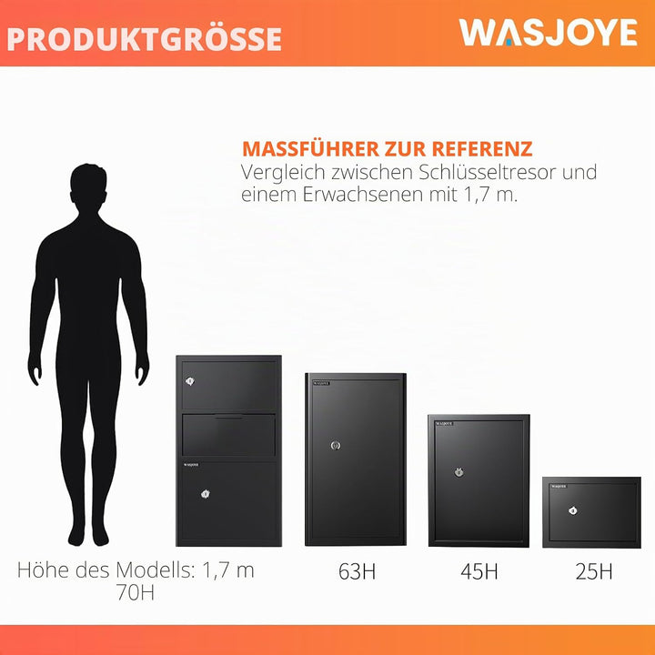 100.8L Einwurftresor | Deposittresor | Tresor mit Einwurfschlitz | Briefkasten Safe | Depository Saf