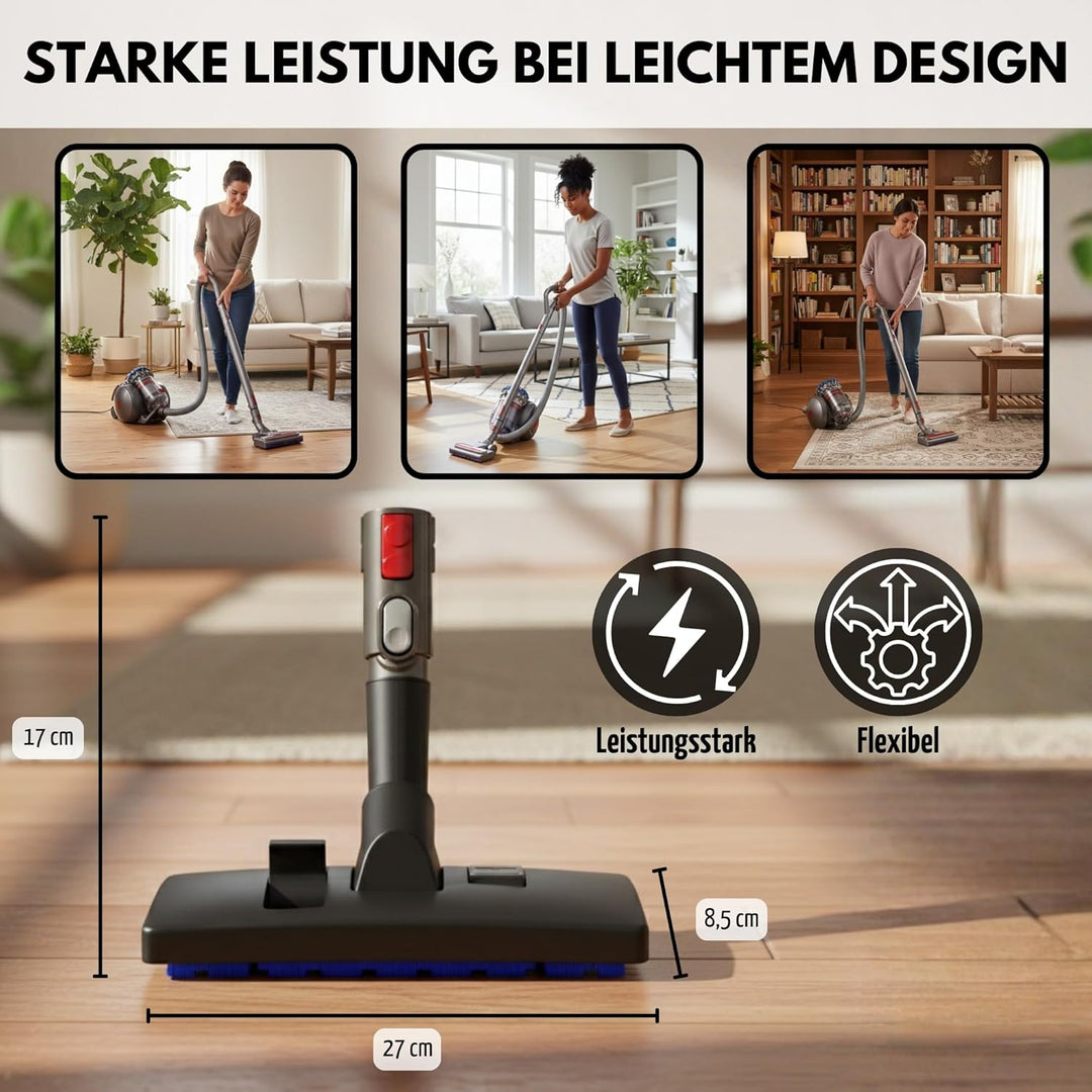 Kombidüse für Dyson Big Ball 1 2 Cinetic CY22 CY23 Bodendüse Düse kompatibel mit Ersatzteil Staubsau