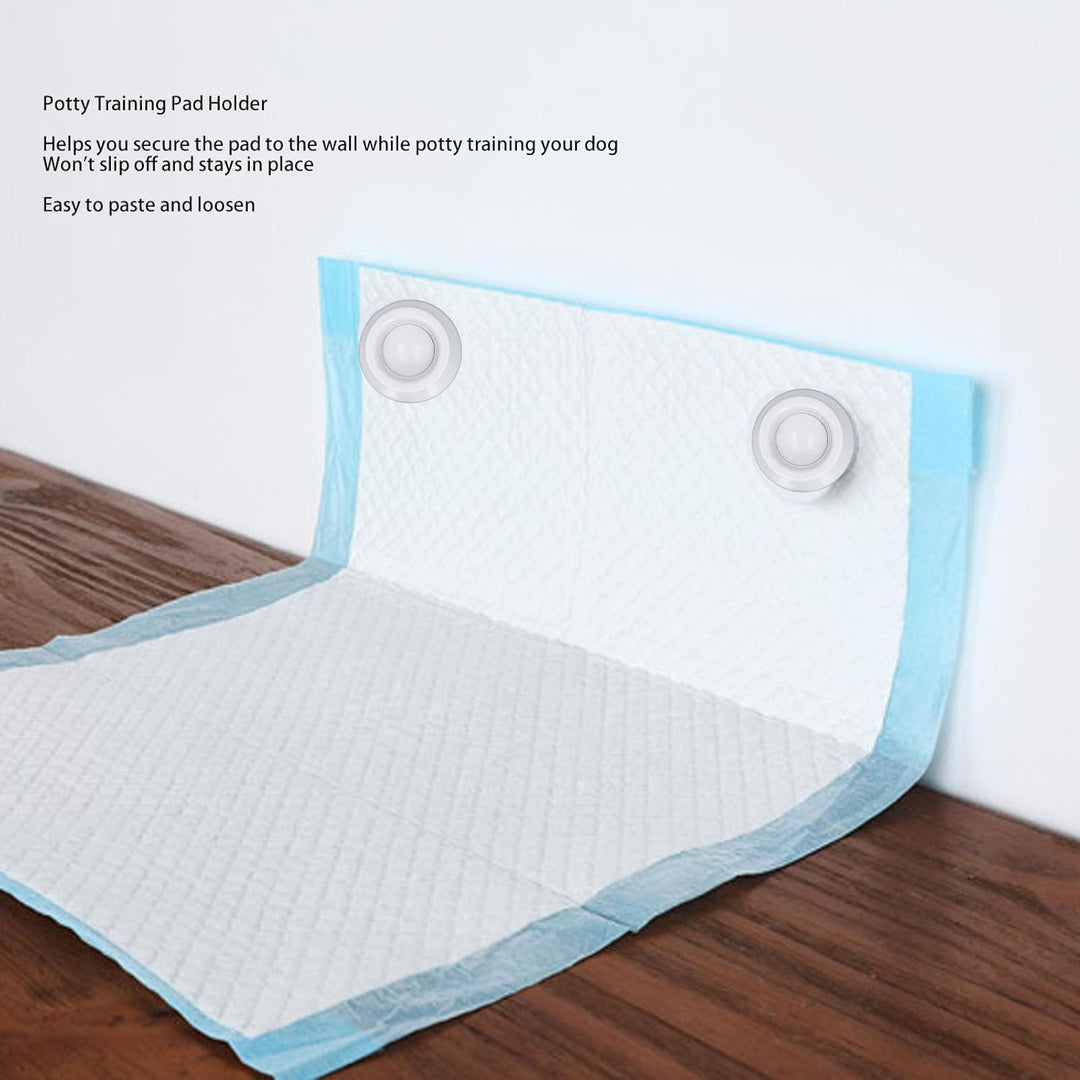 4 Stück Pinkel-Pad-Halter für Hunde, Starke Magnete, Töpfchen-Trainings-Pad-Halter, Indoor-Töpfchen-