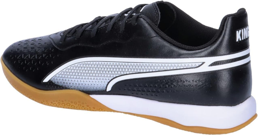 PUMA Unisex King Match It Soccer Shoe 40 EU Puma Black Puma White, 40 EU Puma Black Puma White