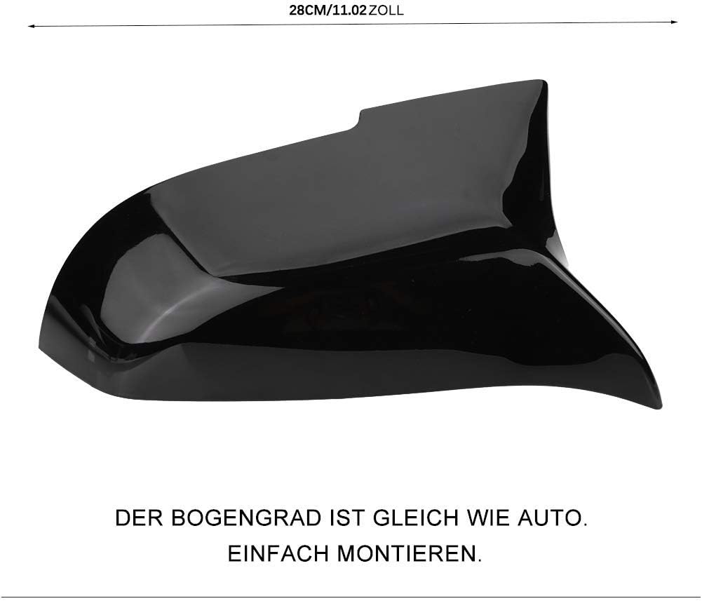 Keenso Auto Spiegelkappen, 1 Paar Auto Tür Aussenspiegelkappe Rückspiegelkappe Seitenspiegel Abdecku