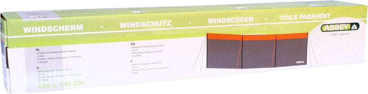 Schreuders Sport 21tc Polyester-Windschutz, Grau/Hellgrau, Einheitsgrösse