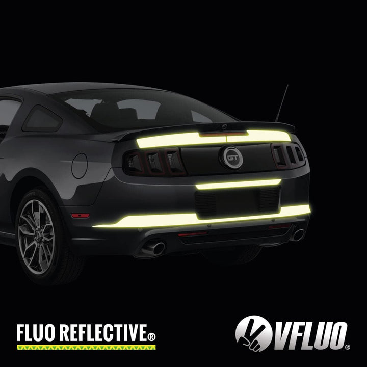 VFLUO 3M Reflective Colors, Retro-reflektierende Folie zum Ausschneiden für Motorräder, Motorroller,