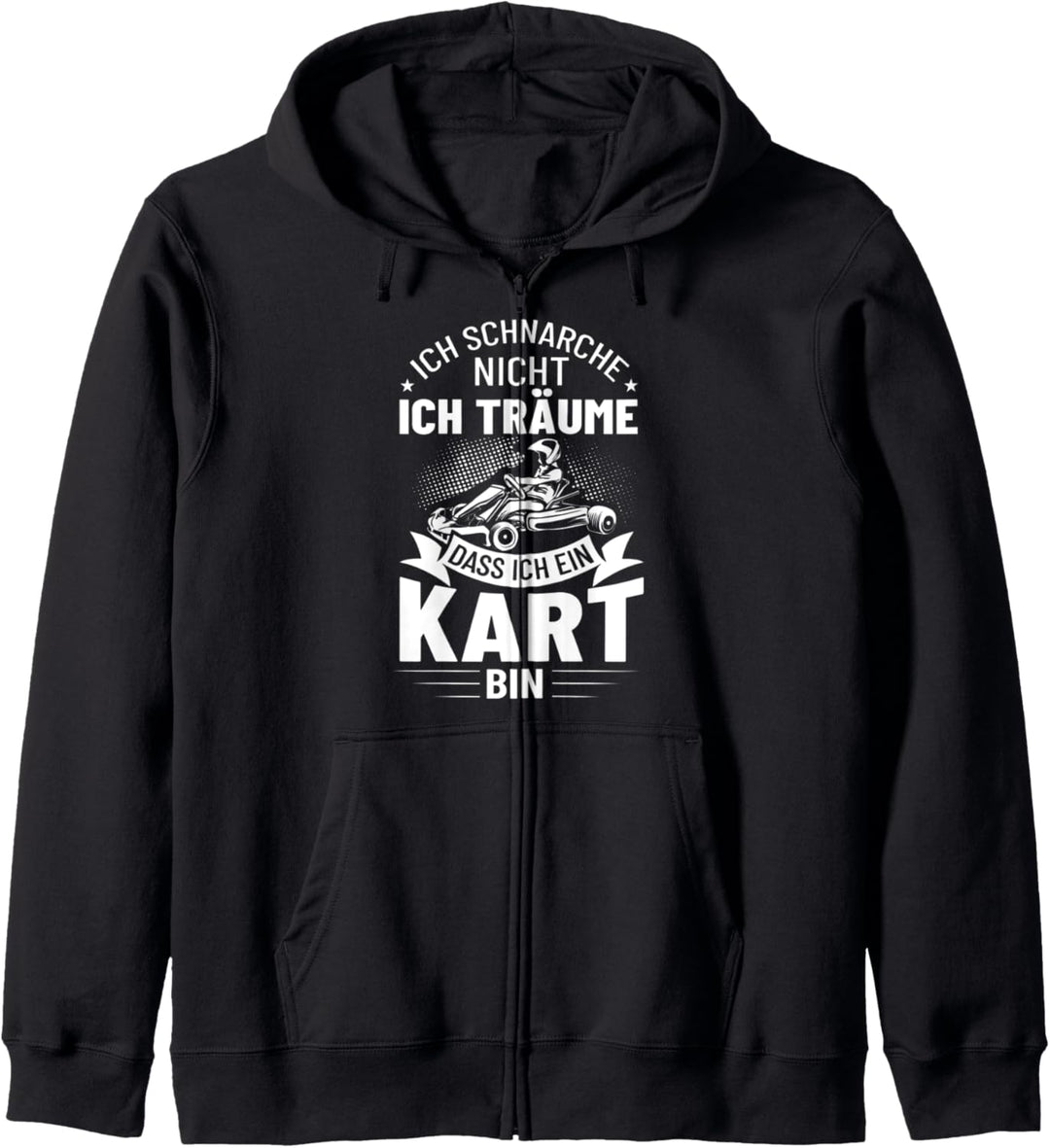 Rennsport Deko Kartfahrer Rennkart Design Gokart Racing Kapuzenjacke