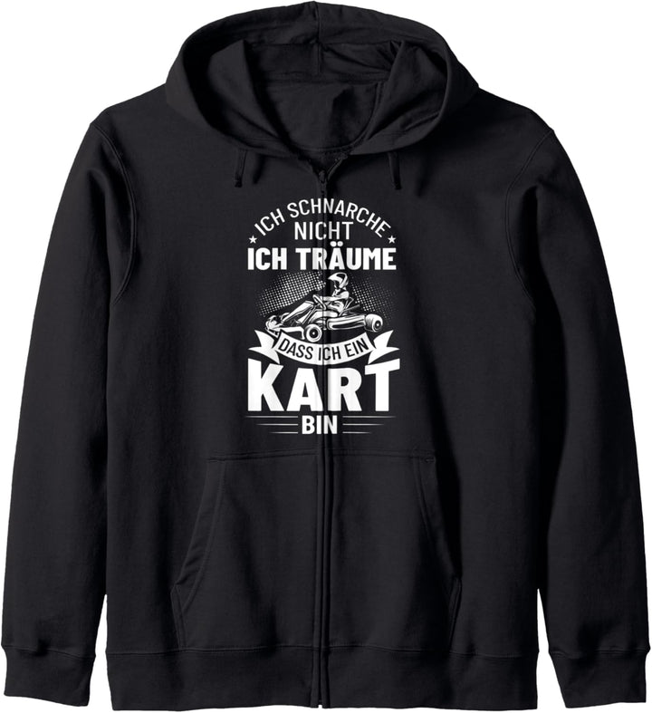 Rennsport Deko Kartfahrer Rennkart Design Gokart Racing Kapuzenjacke
