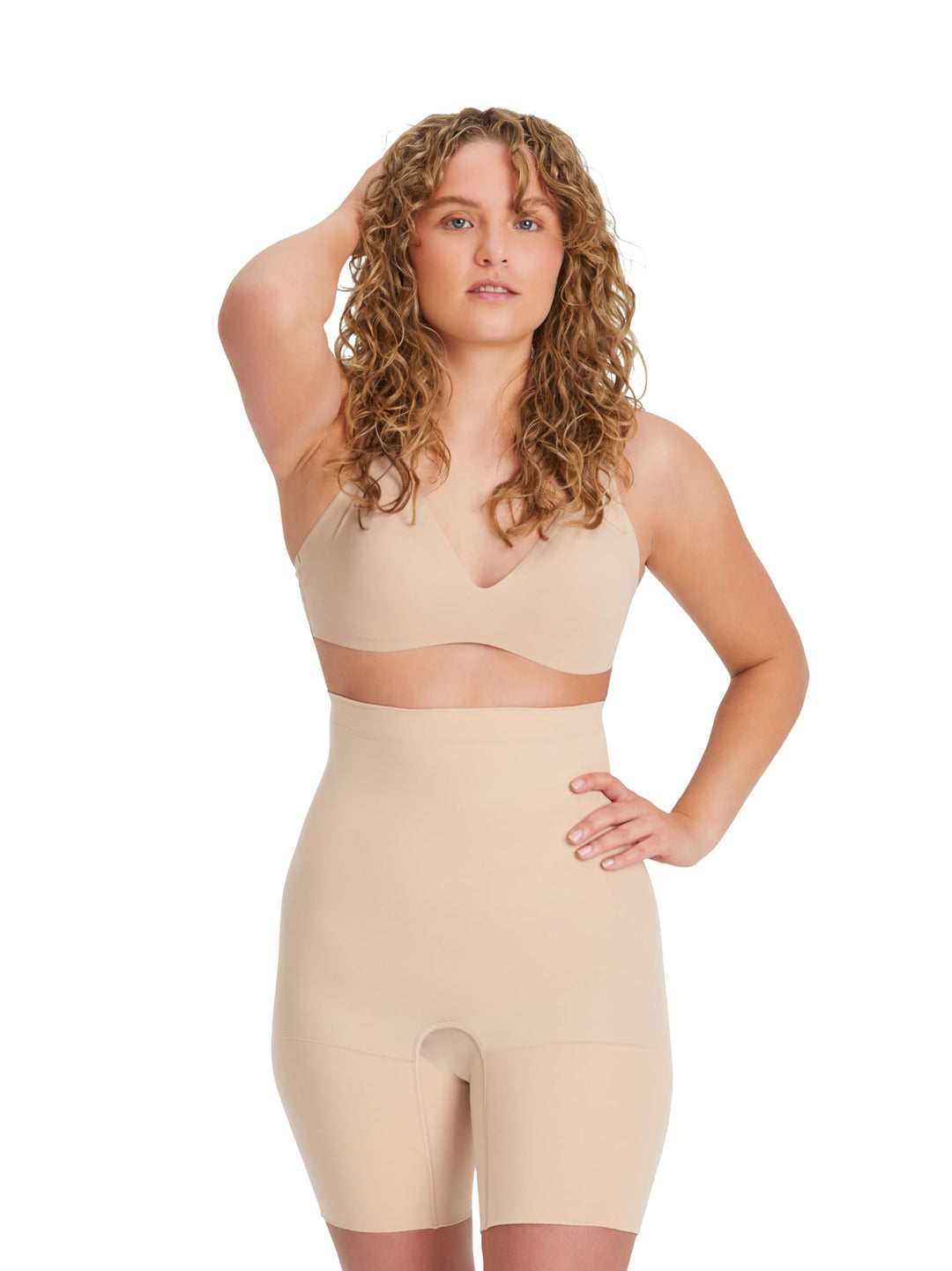 FINN Shapewear Bauchweg Unterhose Damen ohne Nähte - Stark Formende Body-Shaper Kompressions-Shorts