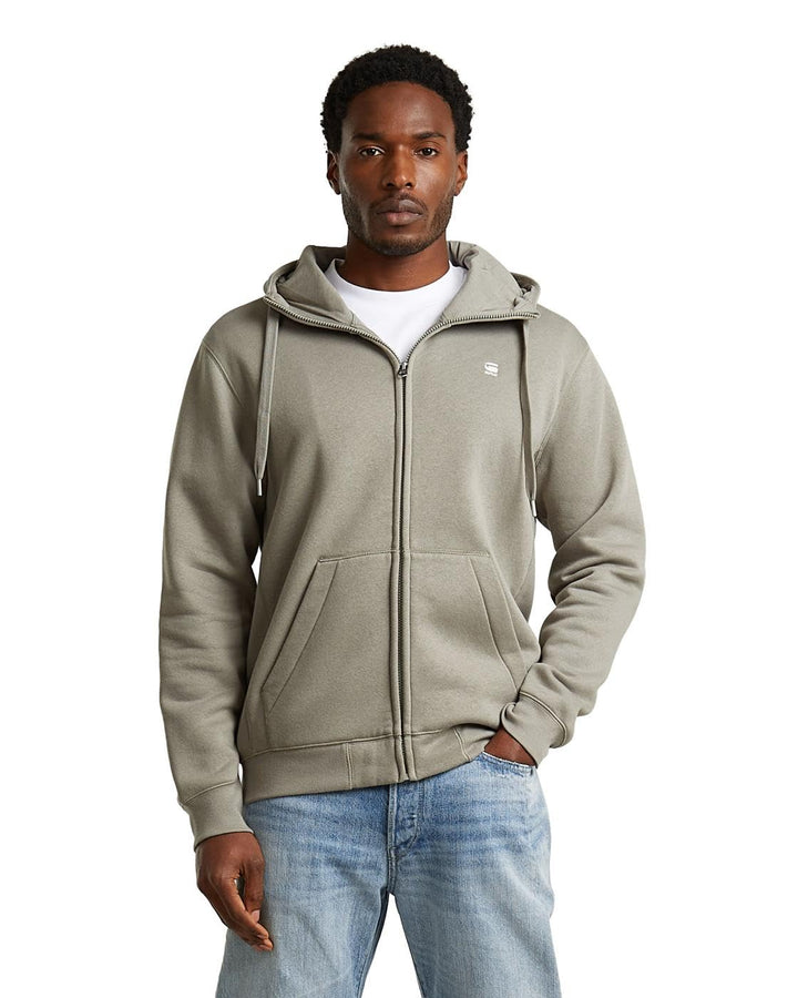 G-STAR Herren Premium Core Hooded Sweatshirt XS Beige (Elephant Skin D16122-c235-g106), XS Beige (El