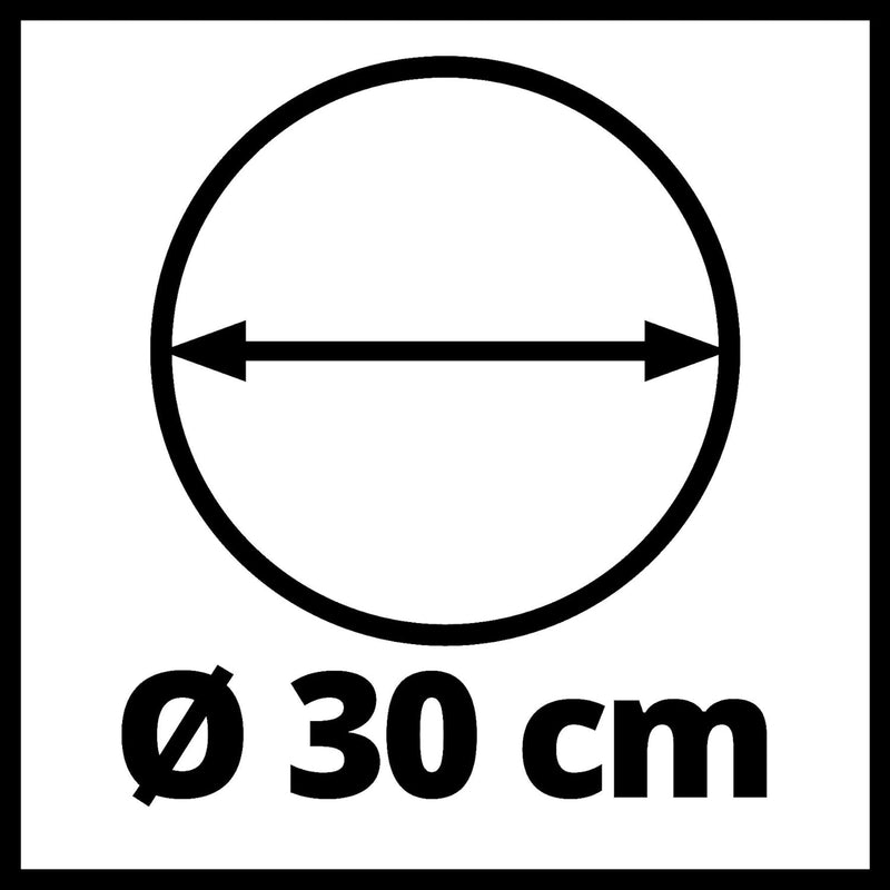 Einhell Original Flächenreiniger Hochdruckreiniger-Zubehör (Durchmesser 30 cm, Reinigungsmitteltank,