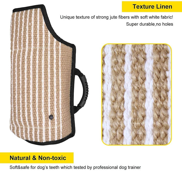 winbarry Hunde Armschutz,Ärmel Hund,Beissarm Für Hunde,Hund beisst Sleeve,Dauerhafte Jute Ausbildung