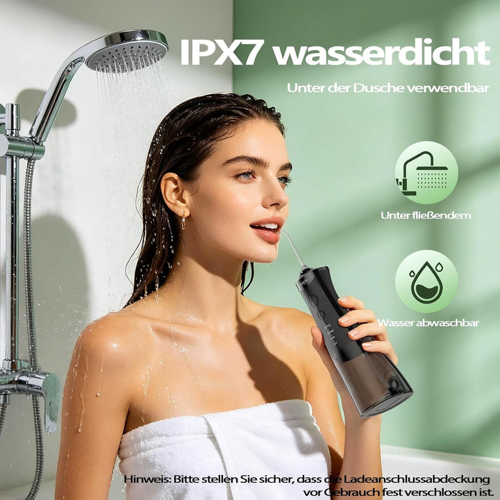 OasiSmile Kabellose Elektrische Munddusche, 350ml Tank, Zuhause &amp; Reisen | Munddusche Testsieger 202