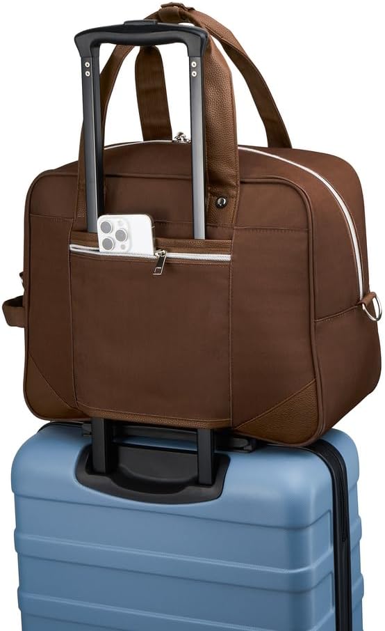 Cabin Max Vela 40x30x20 Untersitz-Kabinentasche für Reisen – Handgepäcktasche mit Trolley-Aufsteckfu
