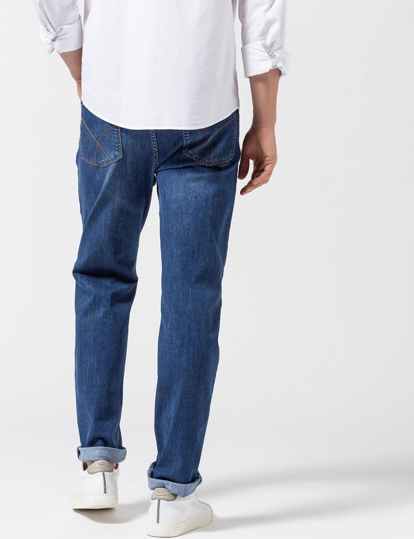 BRAX Herren Style Cooper Denim Masterpiece Jeans 38W / 38L Perma Black, 38W / 38L Perma Black