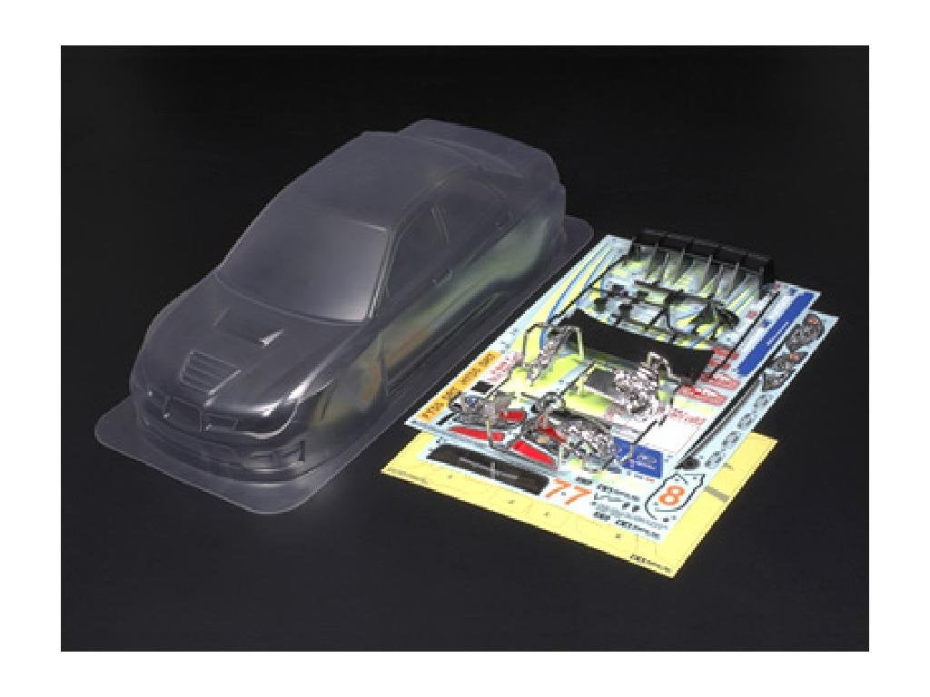 TAMIYA 51289-000 300051289 - Karosserie Satz Subaru Impreza WRC 2007, Grau
