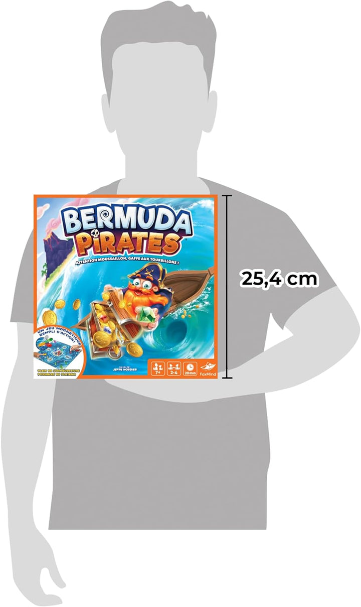 ASMODEE FRANCE FOXBERMU02FR Pokemon, Foxmind Pirates Bermuda Shorts