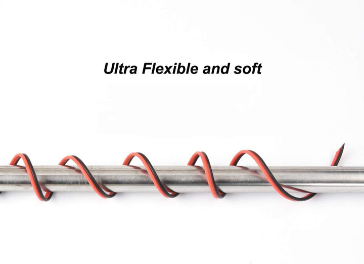 2.0mm² 14 AWG Silikon Elektrischer Draht Hook-up Kabel Insgesamt 20 Meter [10 Meter schwarz und 10 M