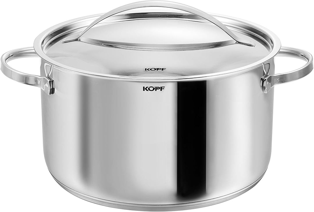 KOPF Topfset Induktion Stilo 10-teilig | Backofen & Spülmaschinen geeignet | Kochtopf-Set für alle H