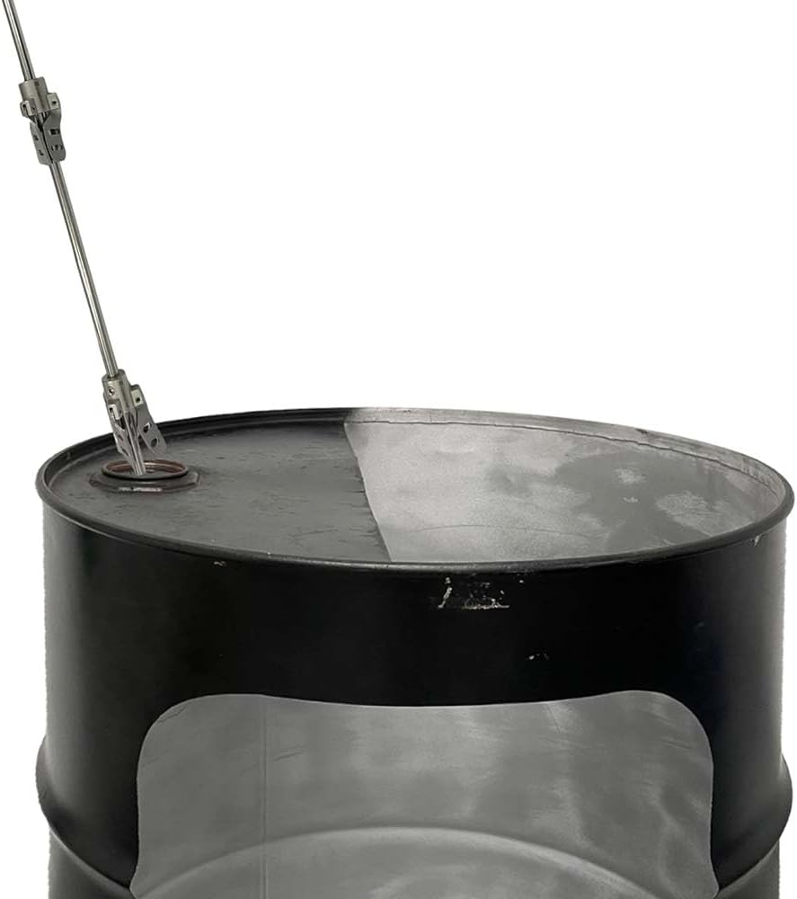 COSMOSTAR Edelstahl Rührmischer mit ausziehbaren Flügeln, 208 Liter / 55 Gallonen Farbmischer Rührpr