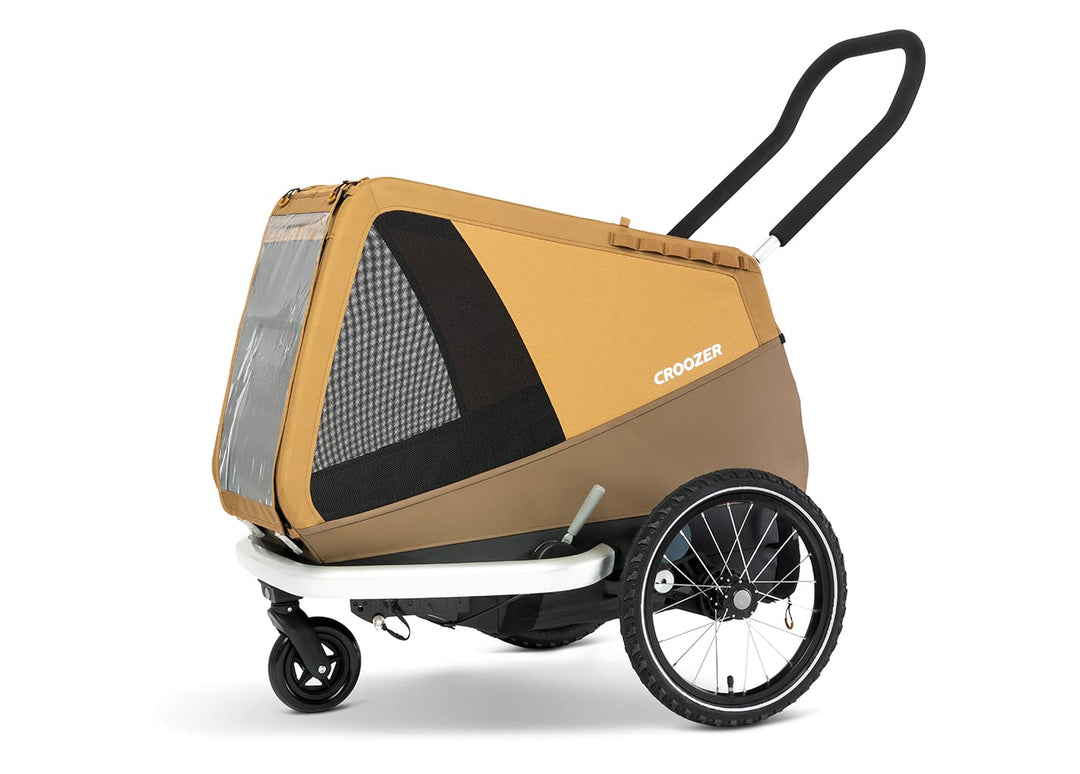 Croozer Unisex – Erwachsene Dog ENNA Sundown Yellow Hundeanhänger, Gelb, Einheitsgrösse für alle