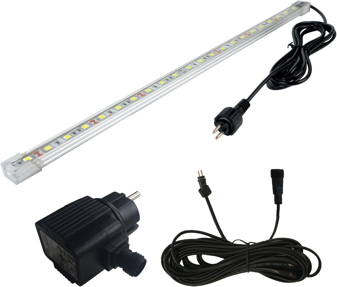 Köhko LED-Beleuchtung Leiste 15 cm wasserdicht für Wasserfall Alberta (15-150 cm), 15 CM Led-leiste