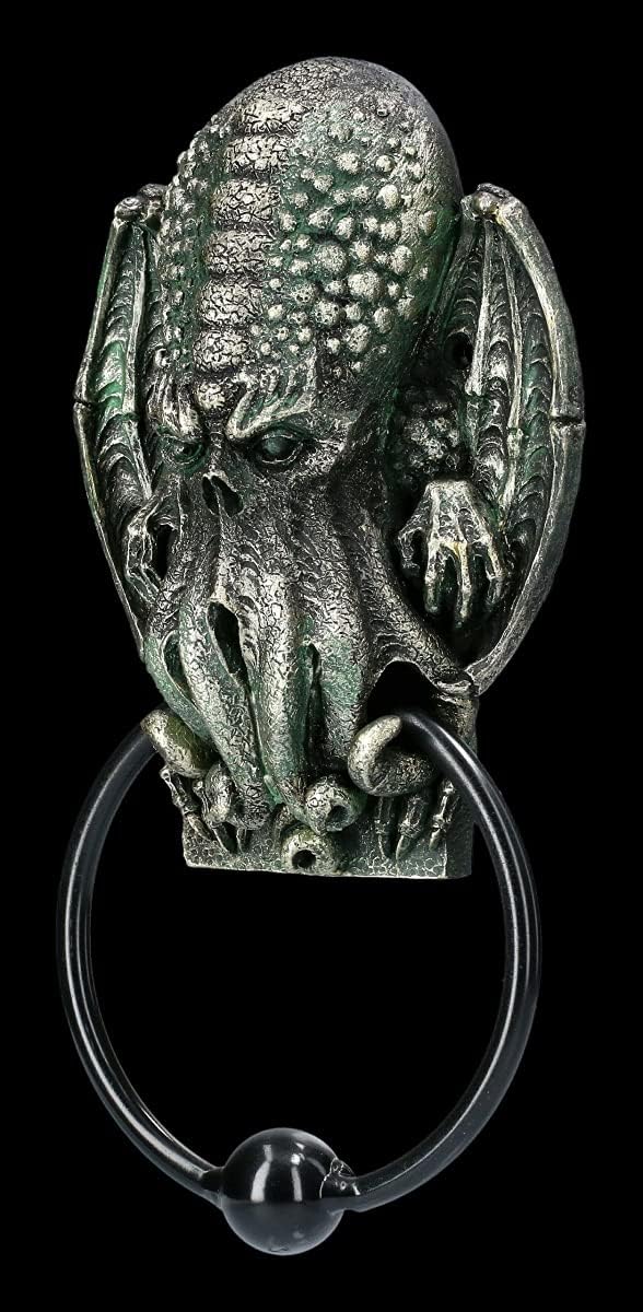 Figuren Shop GmbH Türklopfer Cthulhu | Kunststein | handbemalt | zum Hängen