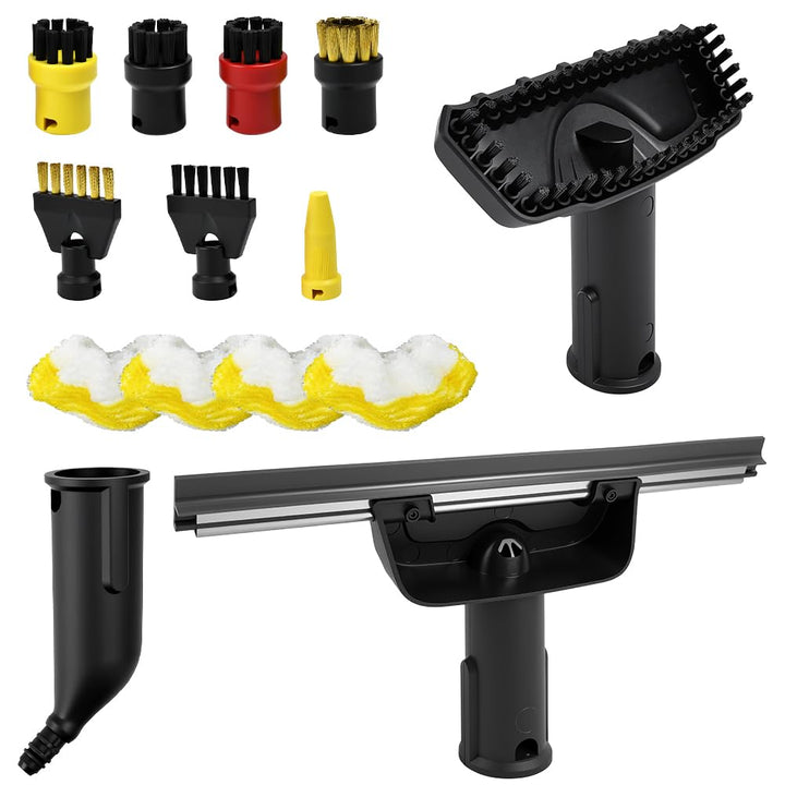 14-tlg Dampfreiniger Zubehör Kompatibel mit Kärcher Easyfix SC1 SC2 SC3 SC4 SC5, Dampfreiniger Bürst