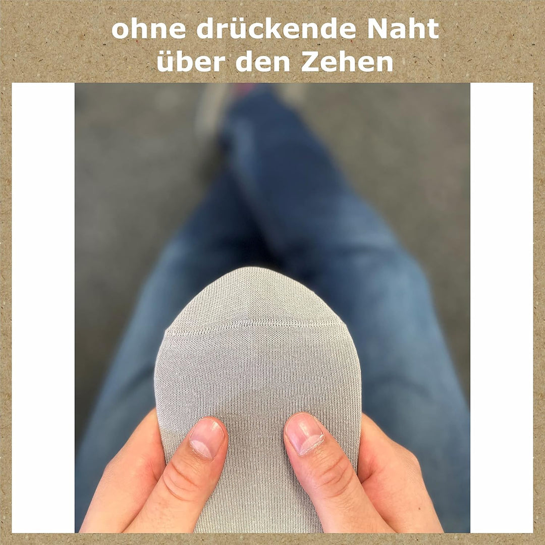 GAWILO Socken aus 100% Baumwolle (10 Paar) | Ohne drückende Naht, mit venenfreundlichem Komfortbund