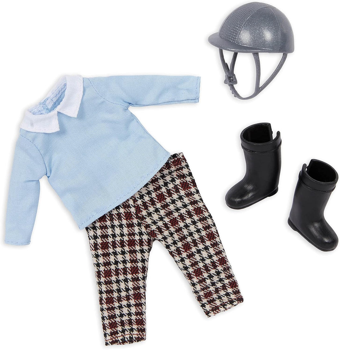 Lori - Landon & Luna - Mini Junge Puppe & Spielzeugpferd - Set mit Kleidung, Tier und Zubehör - Spie