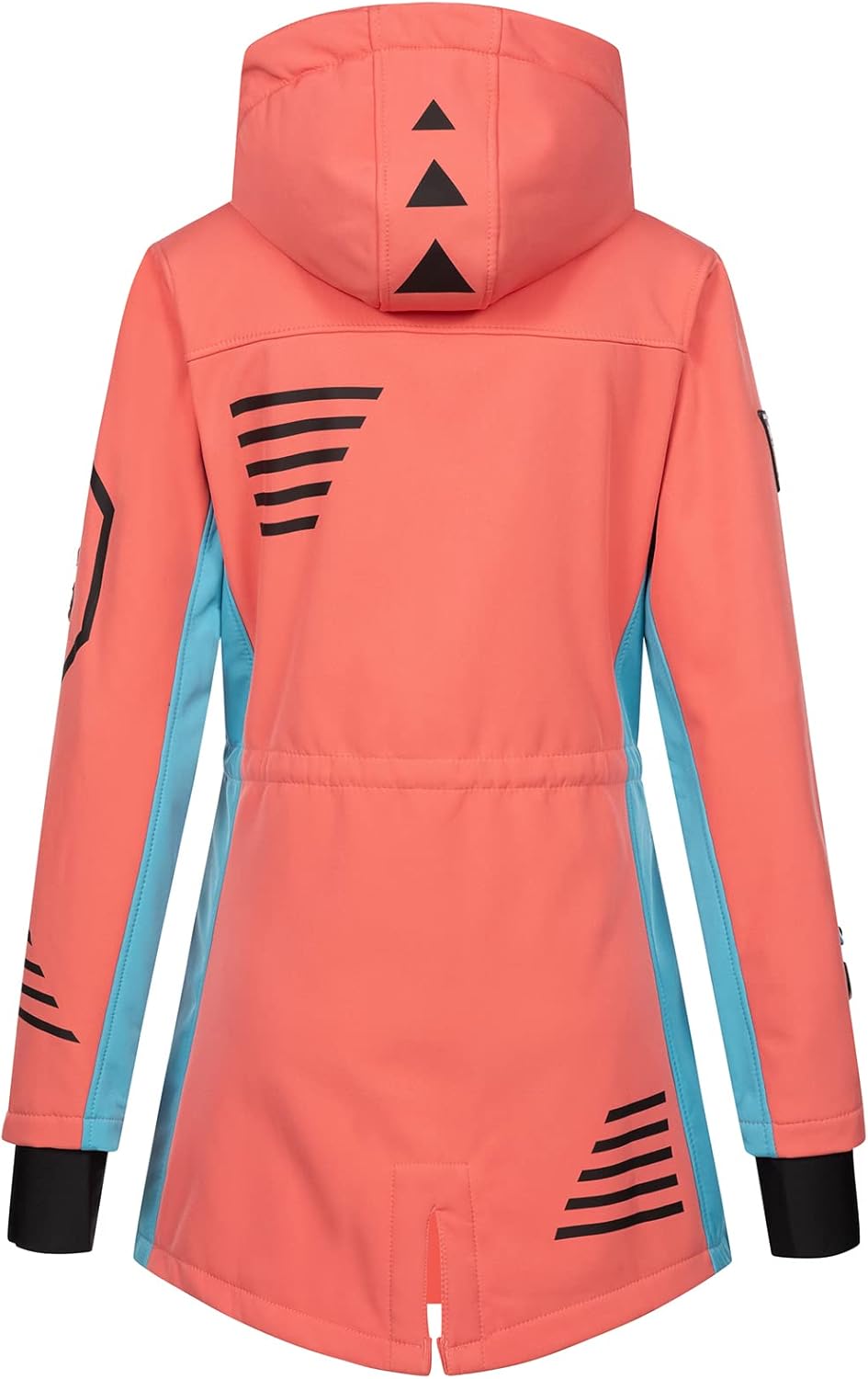 Rock Creek Damen Softshell Jacke Mantel D-491 XS Coral, XS Coral