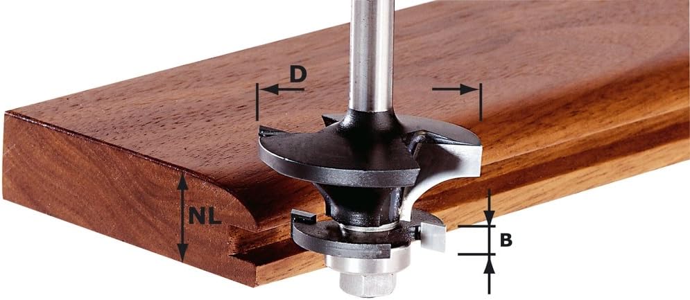Festool Konterprofilfräser Nut HW S8 D43/21 A/KL