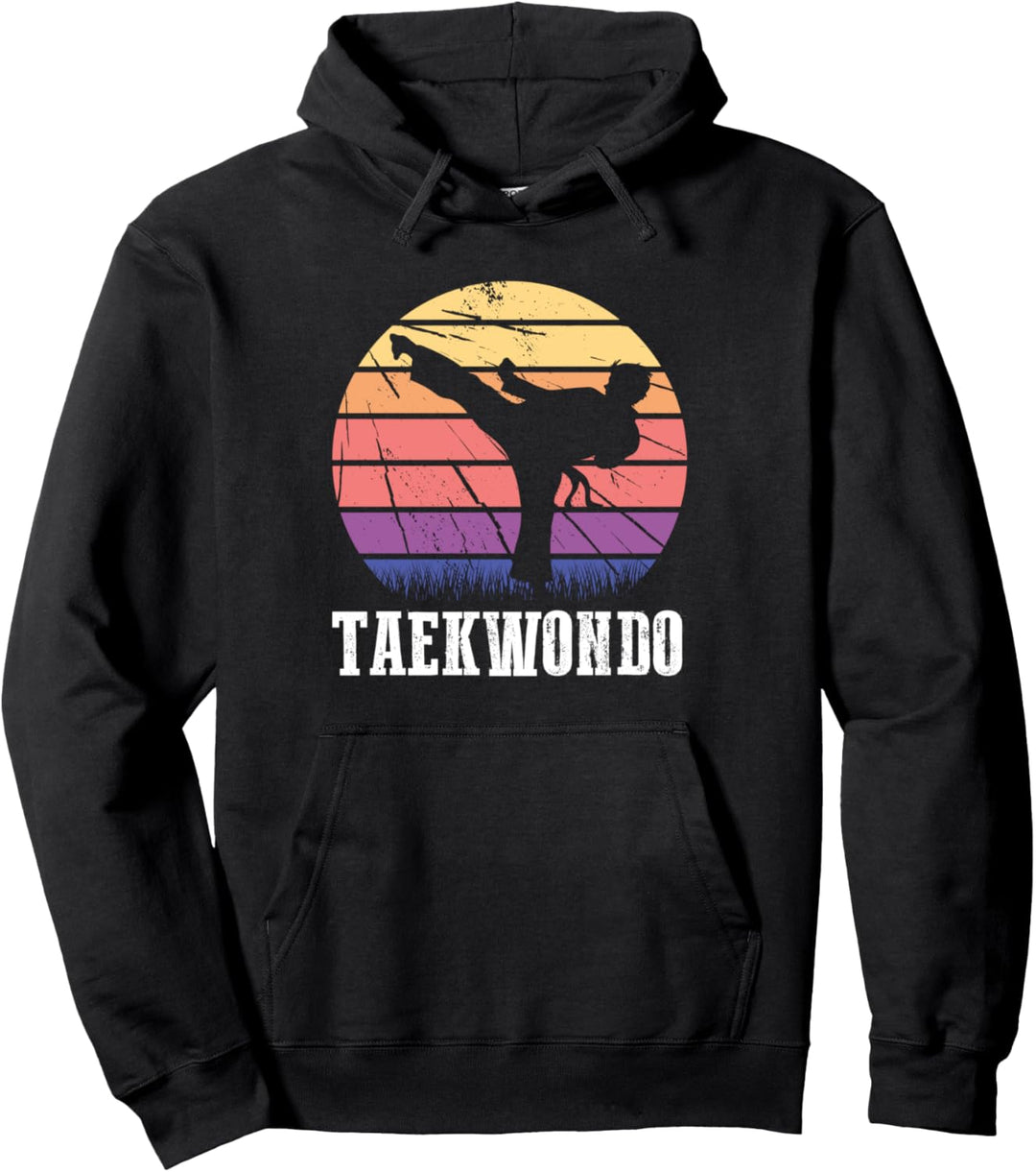Retro Taekwondo Pullover Hoodie