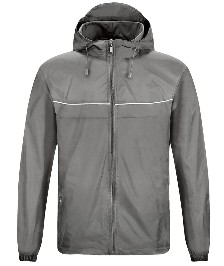 igeekwell Regenjacke Herren Wasserdicht Atmungsaktiv Fahrrad Regenbekleidung Regenanzug Outdoor Refl