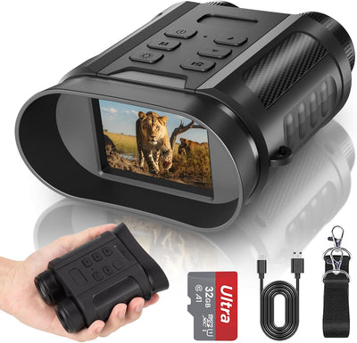 Coolifepro Nachtsichtgerät 4K 48MP, Infrarot-Nachtsicht 984ft/300m, Nachtsichtgerät Jagd Eingebauter