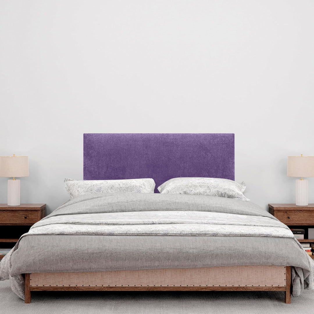 DHOME Kopfteil aus Kunstleder oder Stoff AQUALINE Glattes gepolstertes Kopfteil Luxusbett Kopfteil (