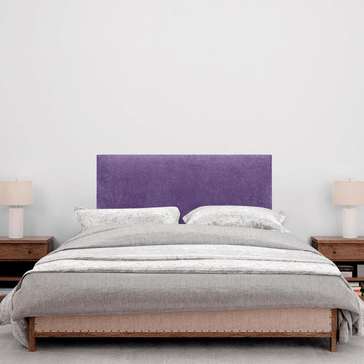 DHOME Kopfteil aus Kunstleder oder Stoff AQUALINE Glattes gepolstertes Kopfteil Luxusbett Kopfteil (