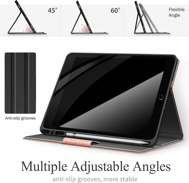 AUAUA Hülle für iPad Air 3 2019/iPad Pro 10.5 2017 mit Apple Stifthalter PU Leder Auto Schlaf/Wach F