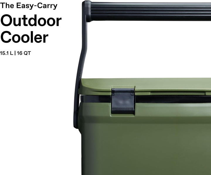 Stanley Adventure Outdoor Cooler 15.1L - Camping Kühlbox - BPA-Frei - Deckel fungiert auch als Sitz
