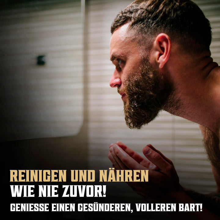 Viking Revolution - Bartshampoo & Conditioner Set - Erweicht, Glättet & Stärkt den Bartwuchs - Barts